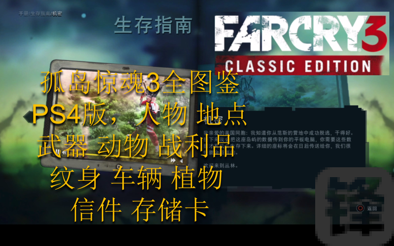孤岛惊魂3纹身收集血泪总结！这5个隐藏点位错过必哭晕！